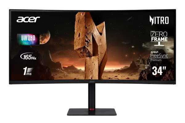 Acer Nitro XV345 34'' WQHD,HDMI,DP,curved